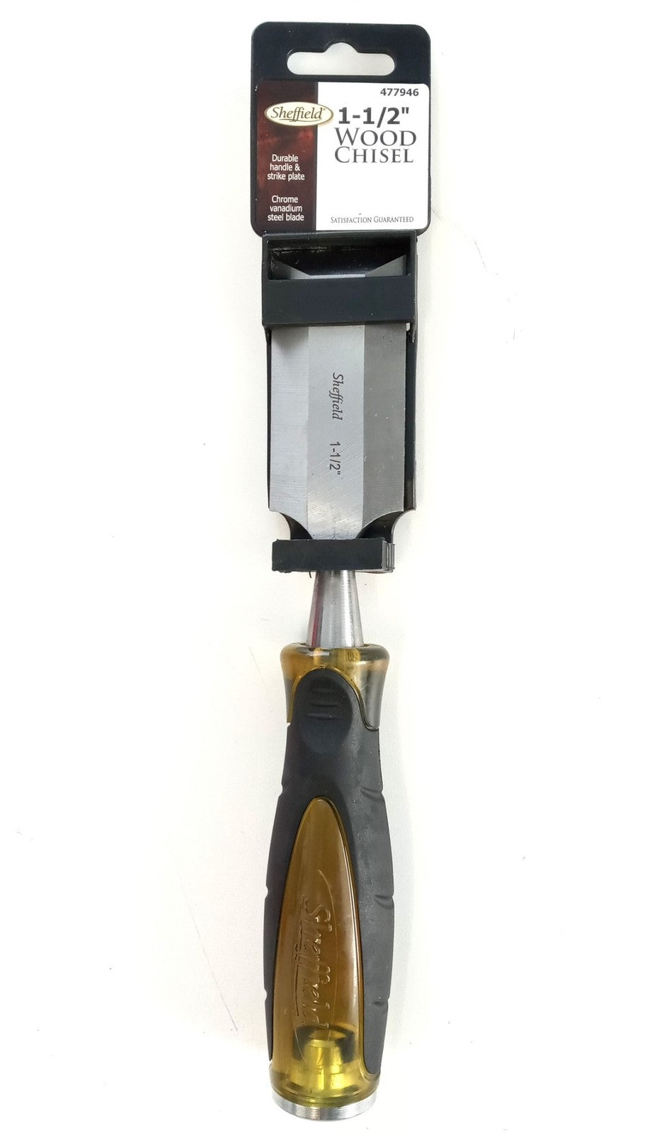 Sheffield 1-1/2 Professional Wood Chisel 477946