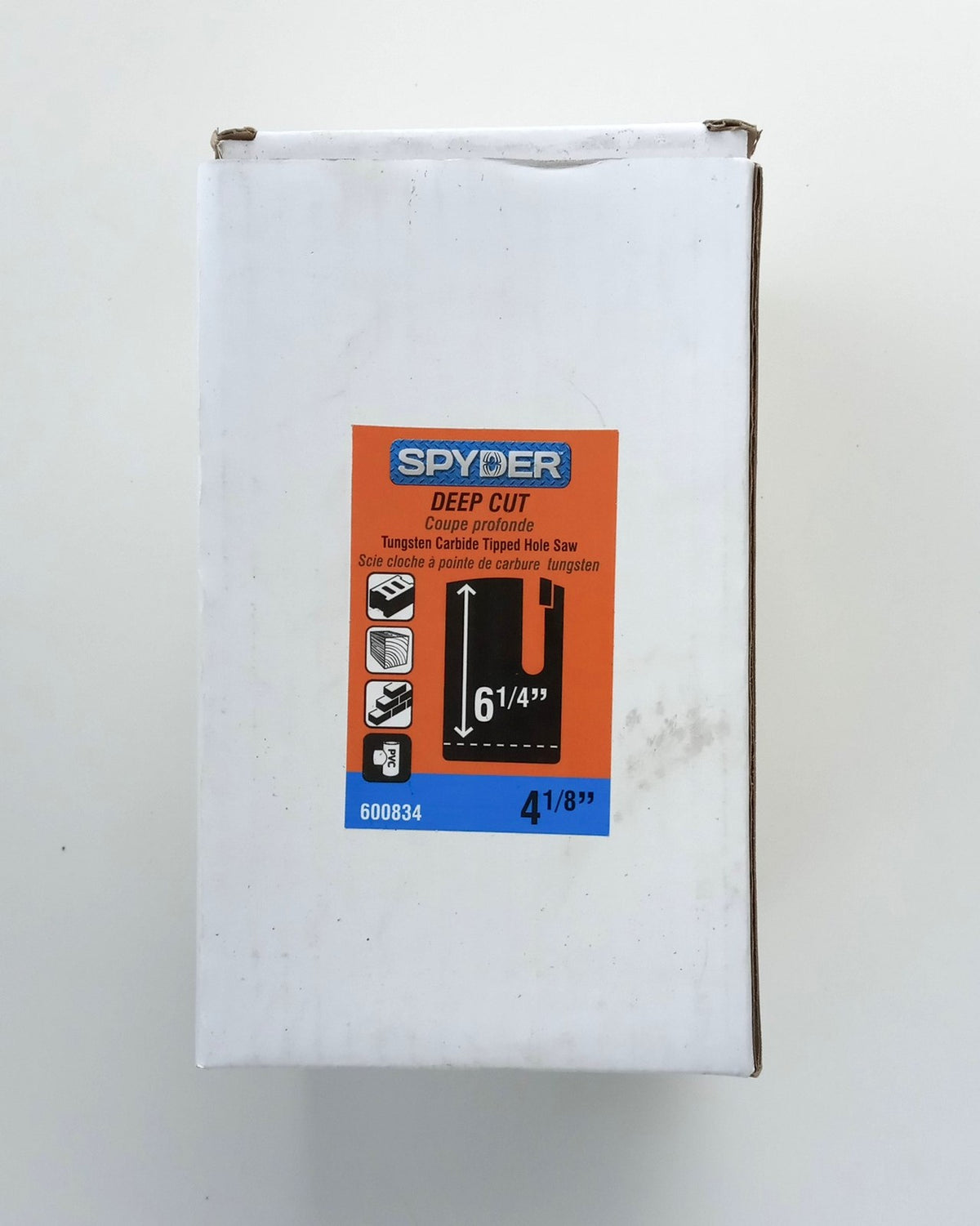 Spyder 4-1/8" Hole Saw Deep Cut Tungsten Carbide Tipped Spyder 600834