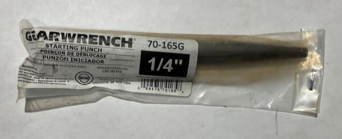 Armstrong 1/4" x 1/2" x 6" Starting Punch USA 70-165