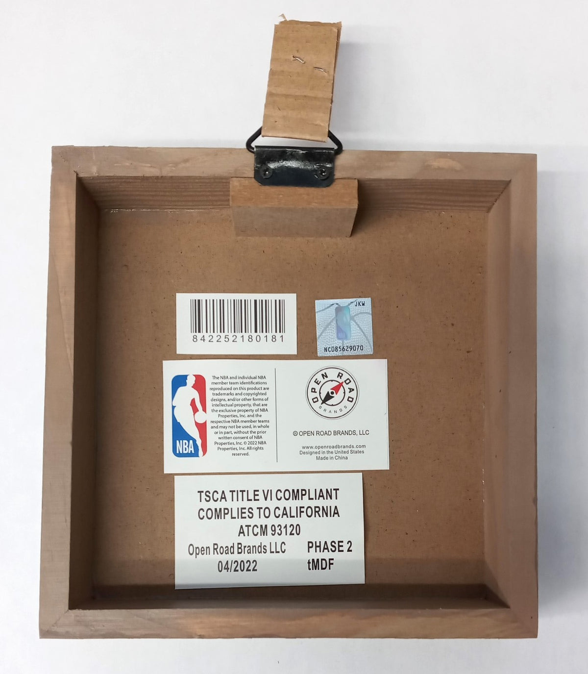 Open Road Oklahoma City Thunder Logo Deep Wood NBA Licensed 90211998