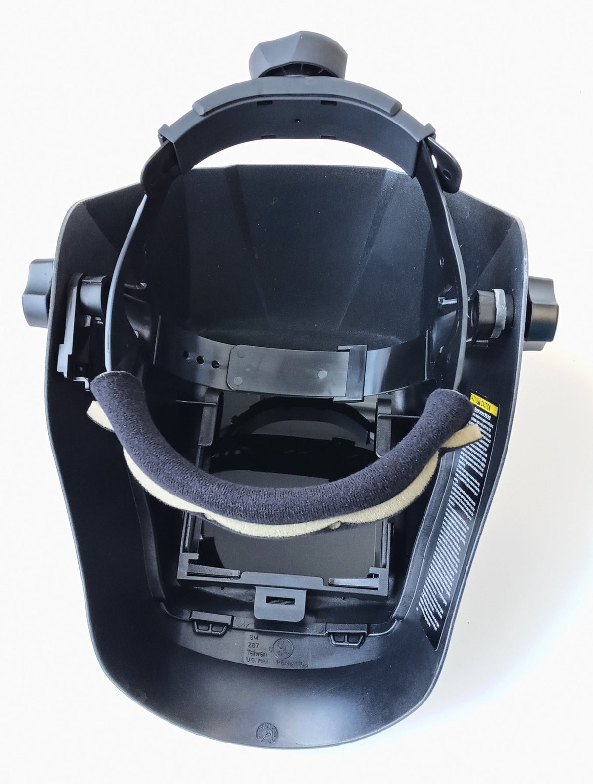 Silver Welding Helmet With Flag H54-10SG