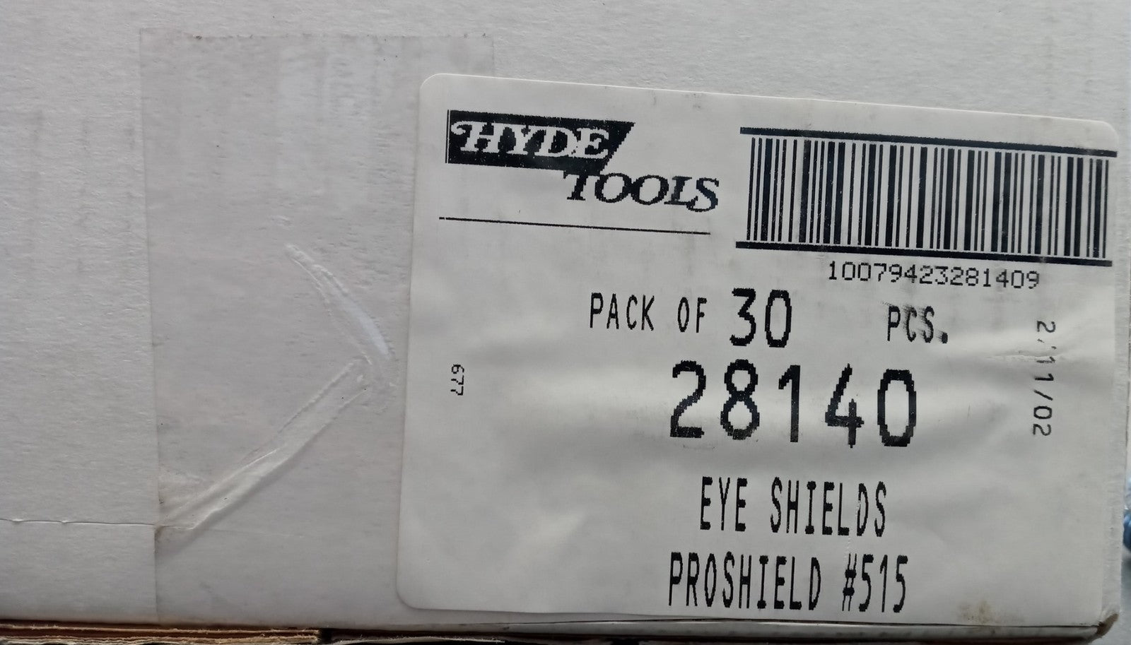 Hyde Tools Eye Shield Proshield Eye Protection 1Cs 30 Glasses & 300 Shield 28140