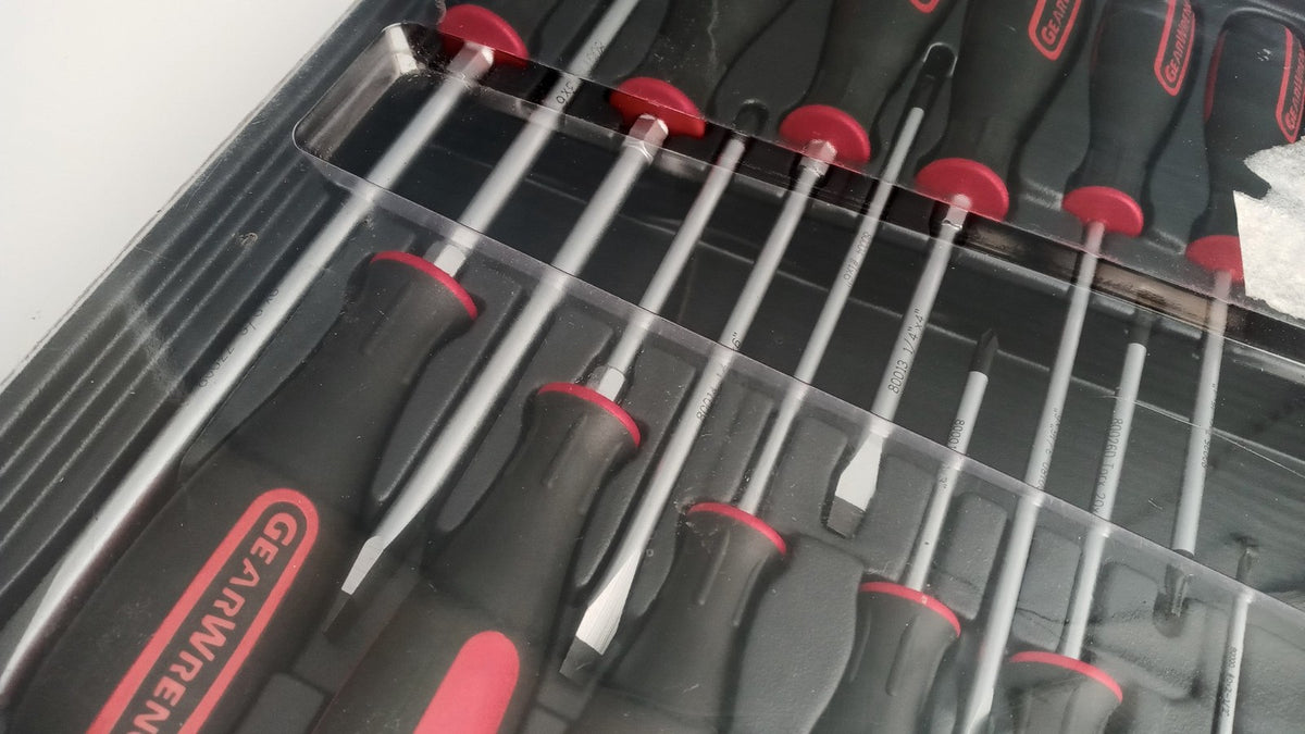 GearWrench 20 Pc. Master Red Black Screwdriver Set Slotted Phillips Torx 80066