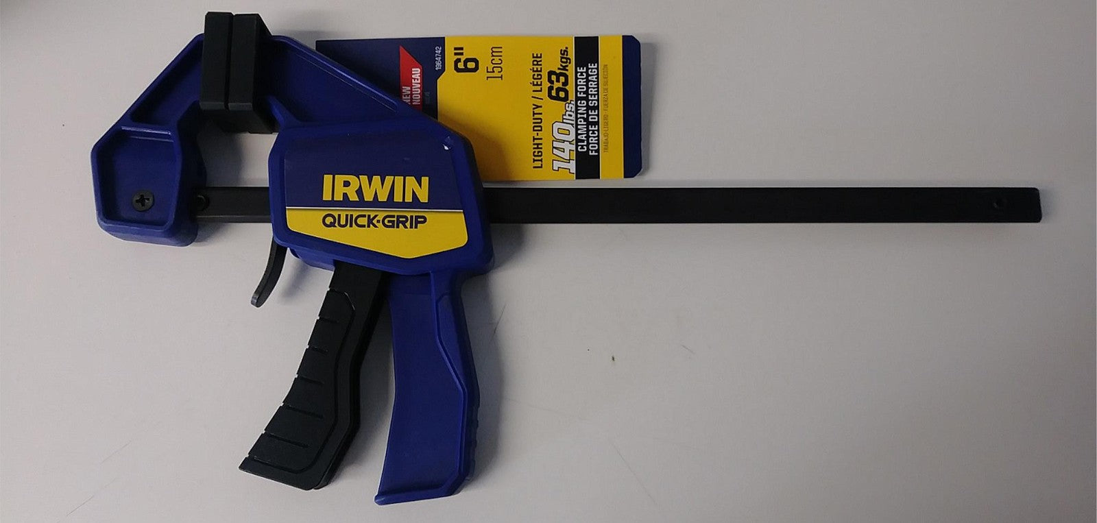 Irwin Quick-Grip 1964742 6" Light Duty One Handed Mini Bar Clamp