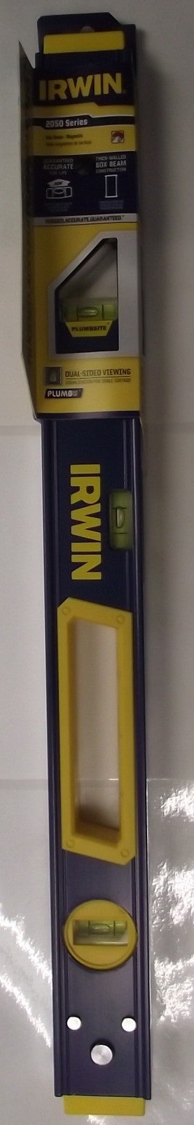 IRWIN 2050 Series 24" Thick Walled Magnetic Box Beam Level 1921978