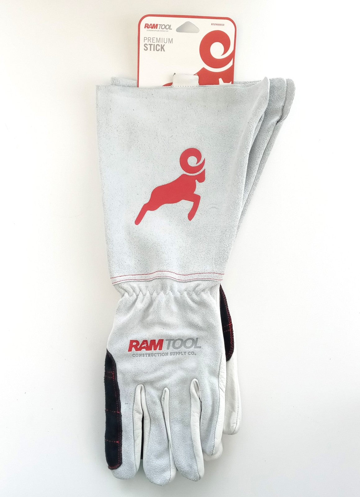 Ram Tool Premium Stick Welding Gloves W/Cuff Large RTSTK00010