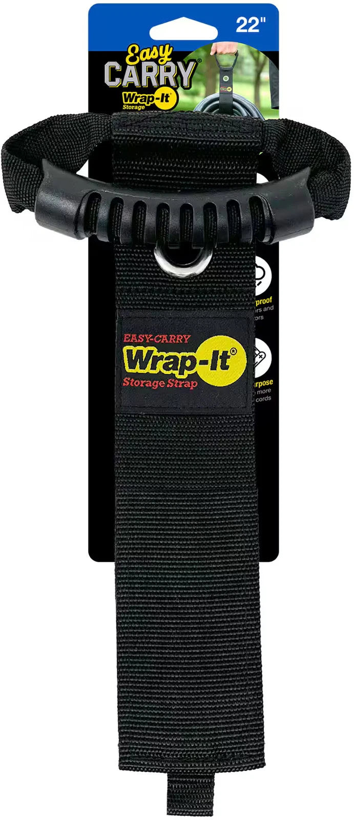 Wrap-It Storage - Easy-Carry Strap - 22-inch - Hook and Loop 100-hg-22bx