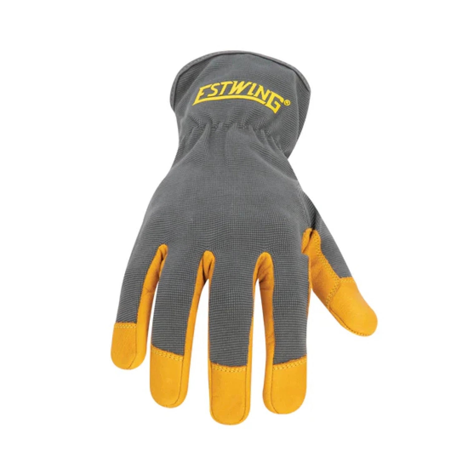 Estwing Leather Palm Work Glove with Elastic Sewn Extended Cuff Large EWLPSC0610