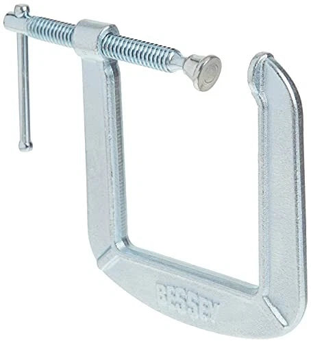 BESSEY Drop Forged C-clamp 3-inch X 4-1/2-inch, Deep Reach C Clamp CM34DR