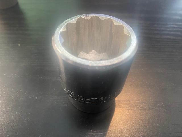 Wright Tool 3/4Inch Drive 12 Point Standard Socket 1-3/16Inch 6138 USA