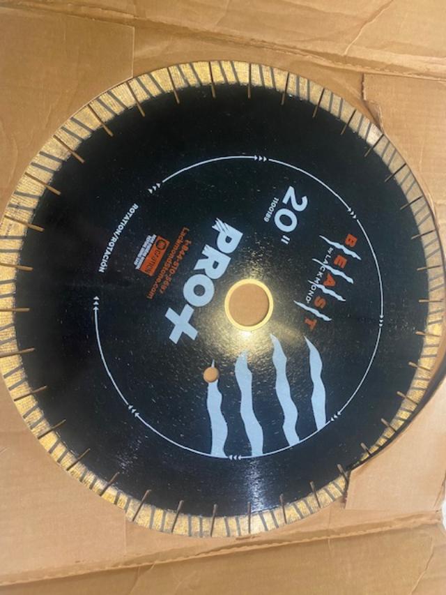 Lackmond Beast 20" PRO Plus Diamond Saw Blade 50mm Arbor 1100189