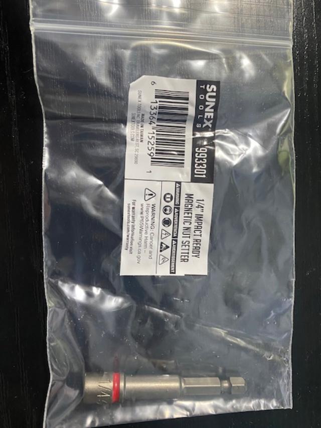 Sunex 993301 1/4" x 2-9/16" Impact Ready Magnetic Nut Setter