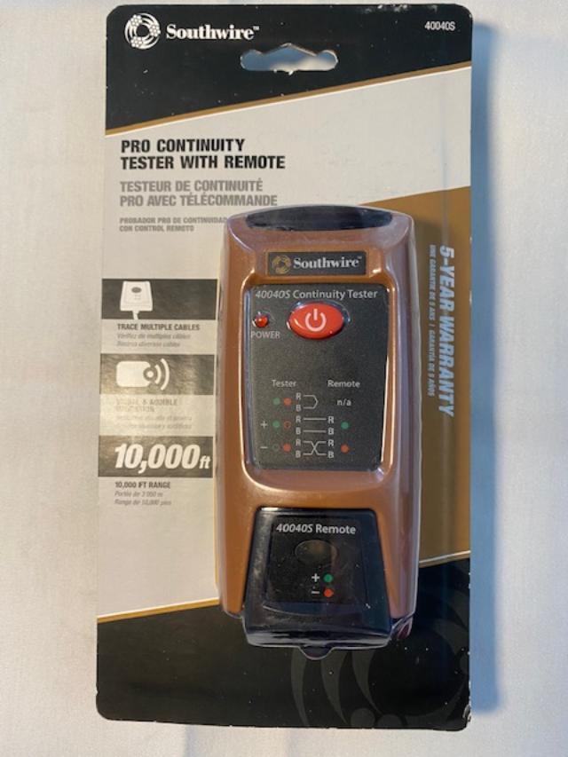 Southwire 40040S Pro Continuity Tester With Remote