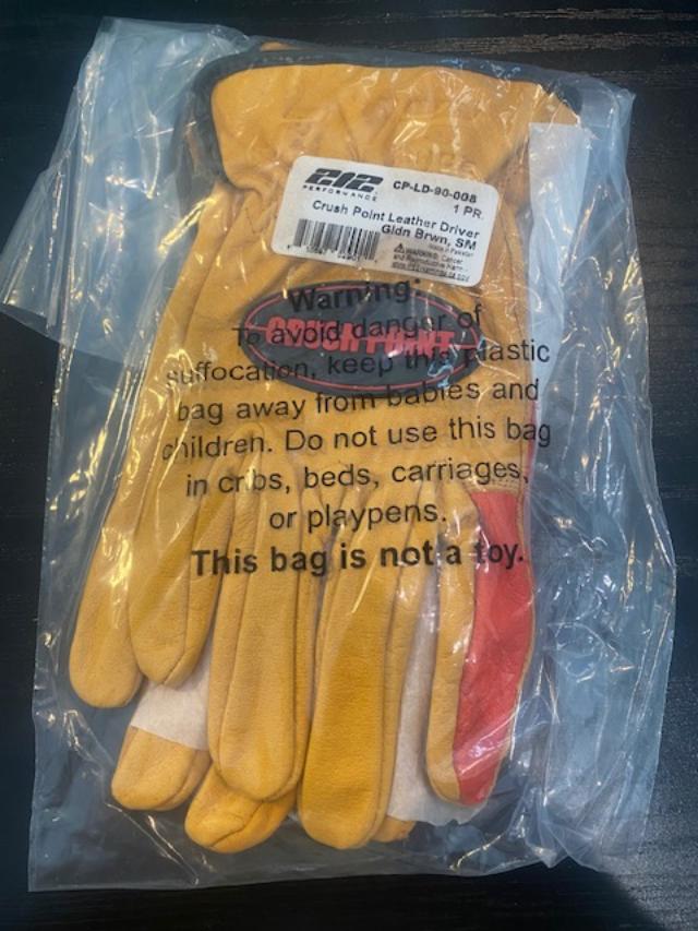 212 Performance Crush Point Leather Driver Gloves Golden Brown Small CP-LD-90-008