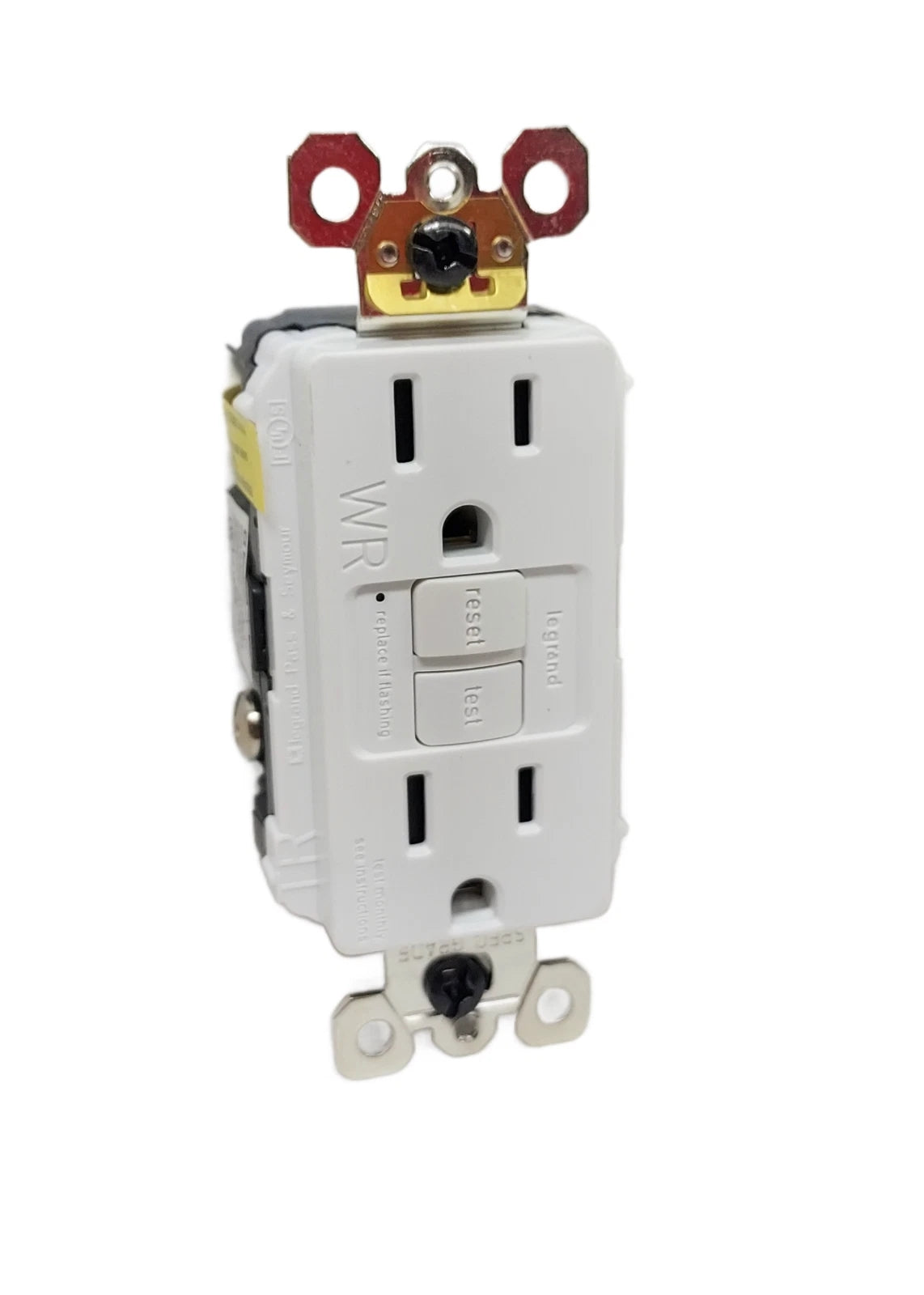 Legrand Gfci Duplex Outlet Weather Resistant Tamp 15A 125VAC White 1597TRWRWCCD4