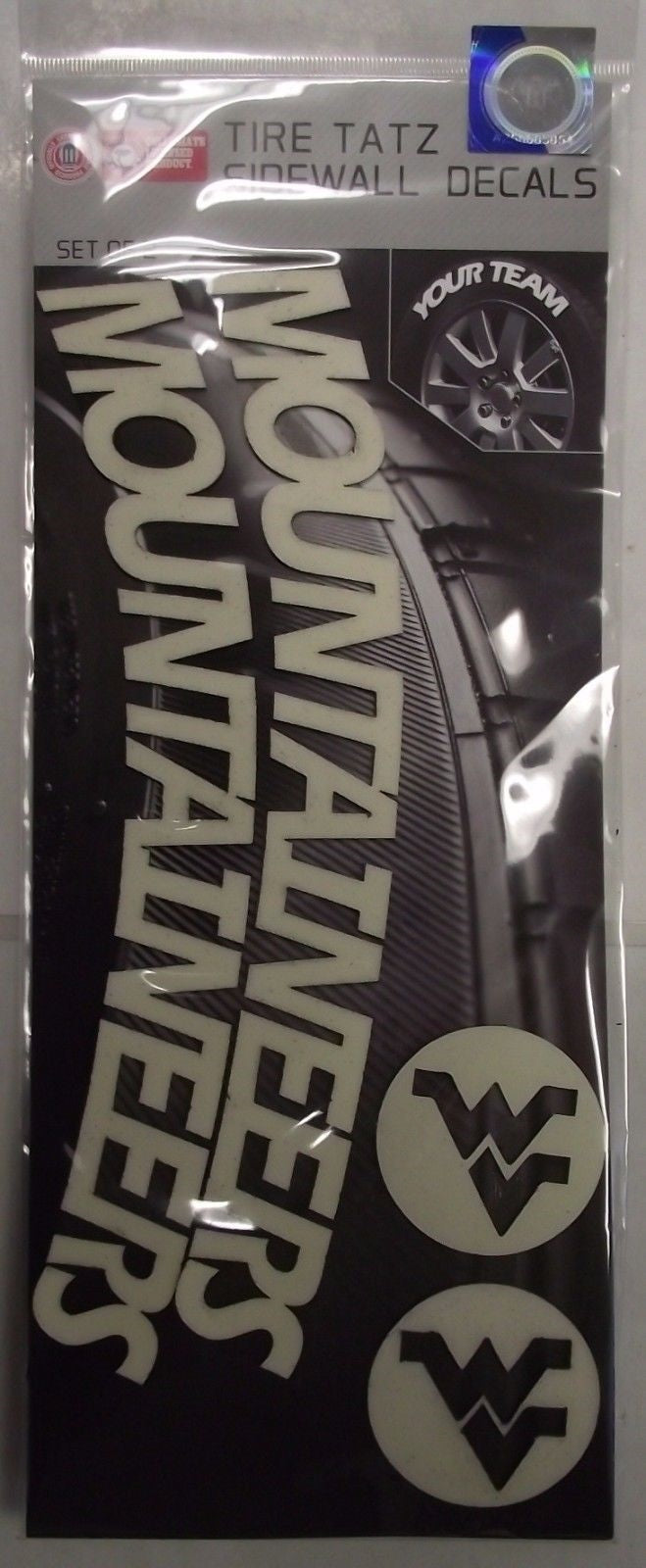 NCAA College Teams Tire Tatz Sidewall Car Truck Decals Set of 2 USA