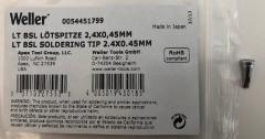 Weller 0054451799 LT BSL Soldering Tip 2.4X0.45MM