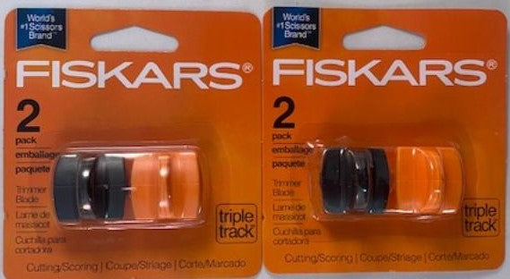 Fiskars 01-001555J TripleTrack High Profile Replacement Blades Cut Score 2 Packs
