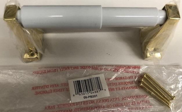 Taymor 05-PB201 Sunlight Series Polished Brass Toilet Paper Holder 2PCS