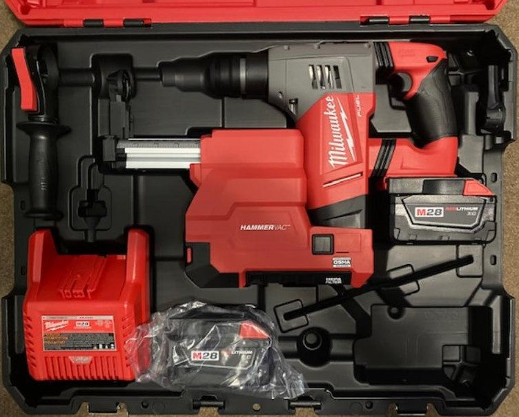 Milwaukee 0757-22DE M28 FUEL 28-Volt 1-1/8 in. SDS Plus Rotary Hammer w/ Dust Ex