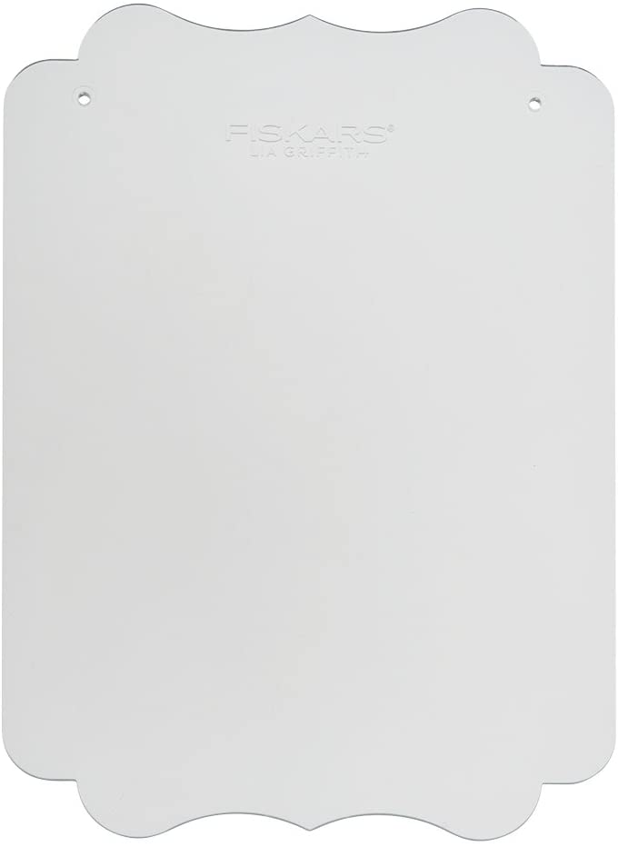 Fiskars 105250-1001 Lia Griffith Designer Label Banner Template, Clear 2Pack