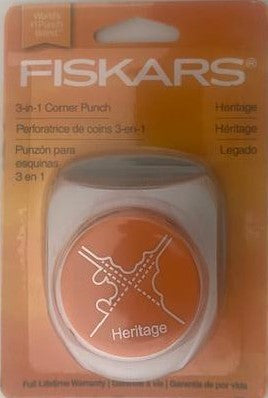 Fiskars 117300-1001 Heritage Craft Punch 3 IN 1