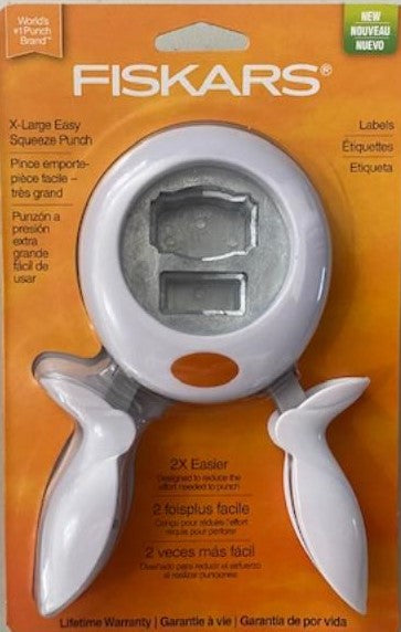 Fiskars 119030 XLarge Easy Squeeze Punch Labels