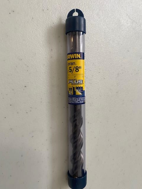 IRWIN 14175 5/8 x 8 Long SDS-Plus Hammer Drill Bit -Speed Hammer Plus