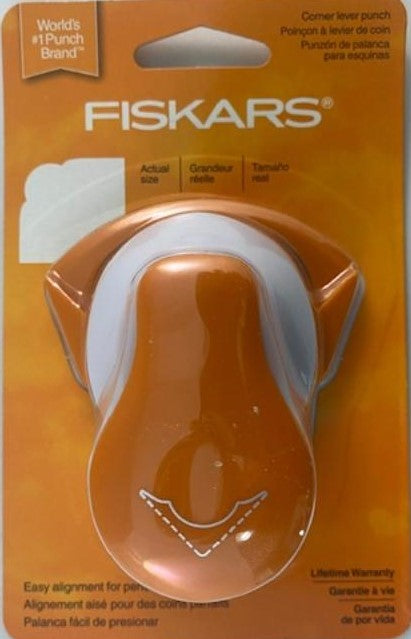 Fiskars 157240 Corner Lever Punch - Circle