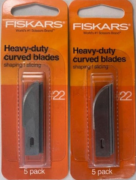 Fiskars 164170 Heavy-duty #22 Curved Blades (5-pack) 2 5 Packs