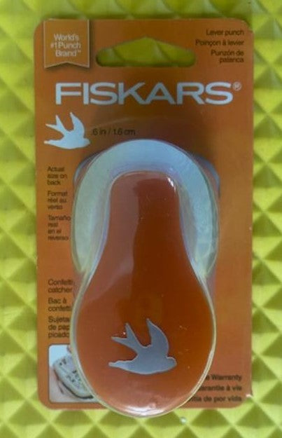 Fiskars 174630 Dove Small Lever Craft Paper Punch Bird Peace