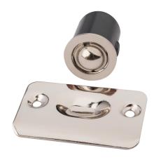 Taymor 20-B1432SN Satin Nickel Drive-In Adjustable Jumbo Bullet Catch (5 Pieces)