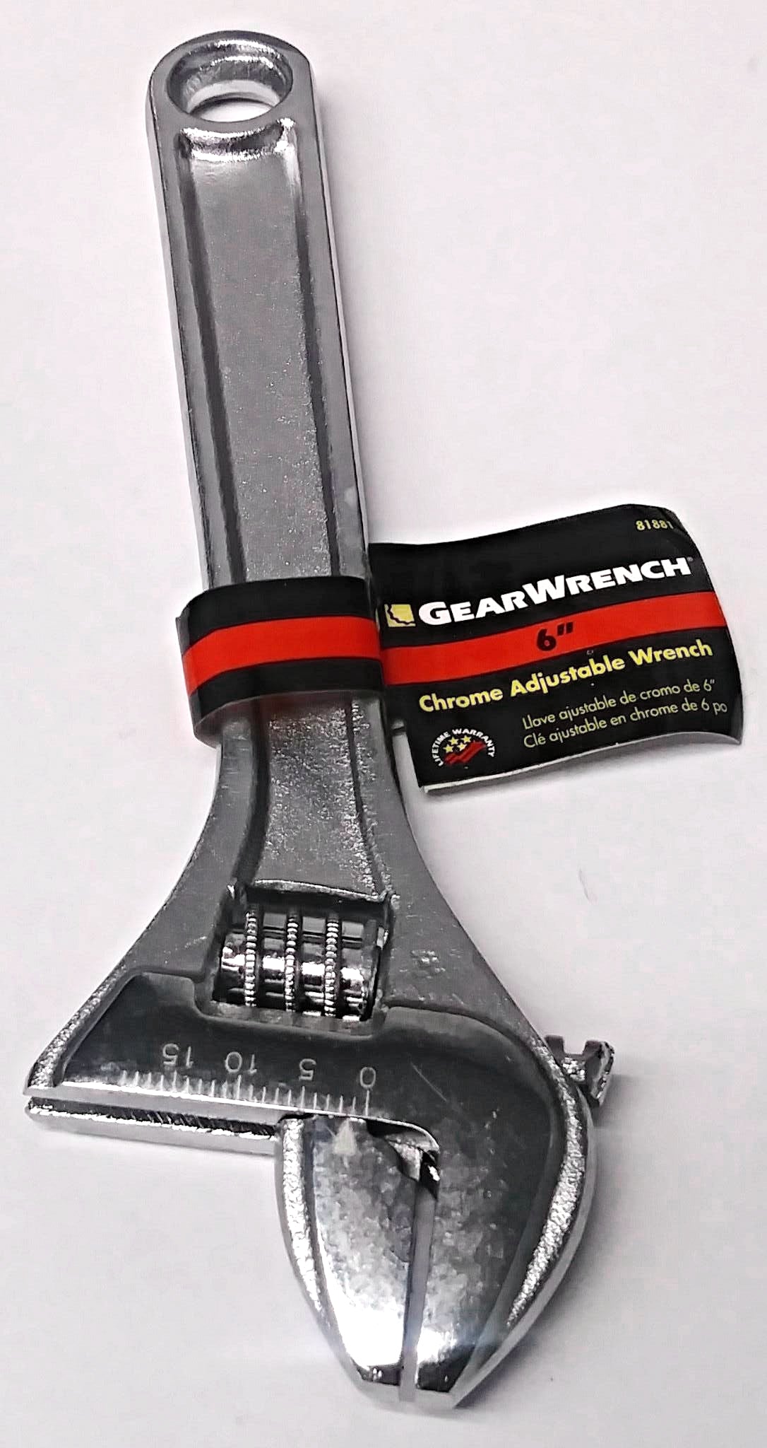 Gearwrench 81881 6" Chrome Adjustable Wrench