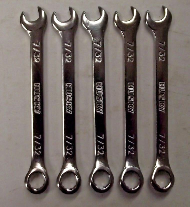 Husky HM623070 7/32" 12 Point Combination Wrenches 5PCS
