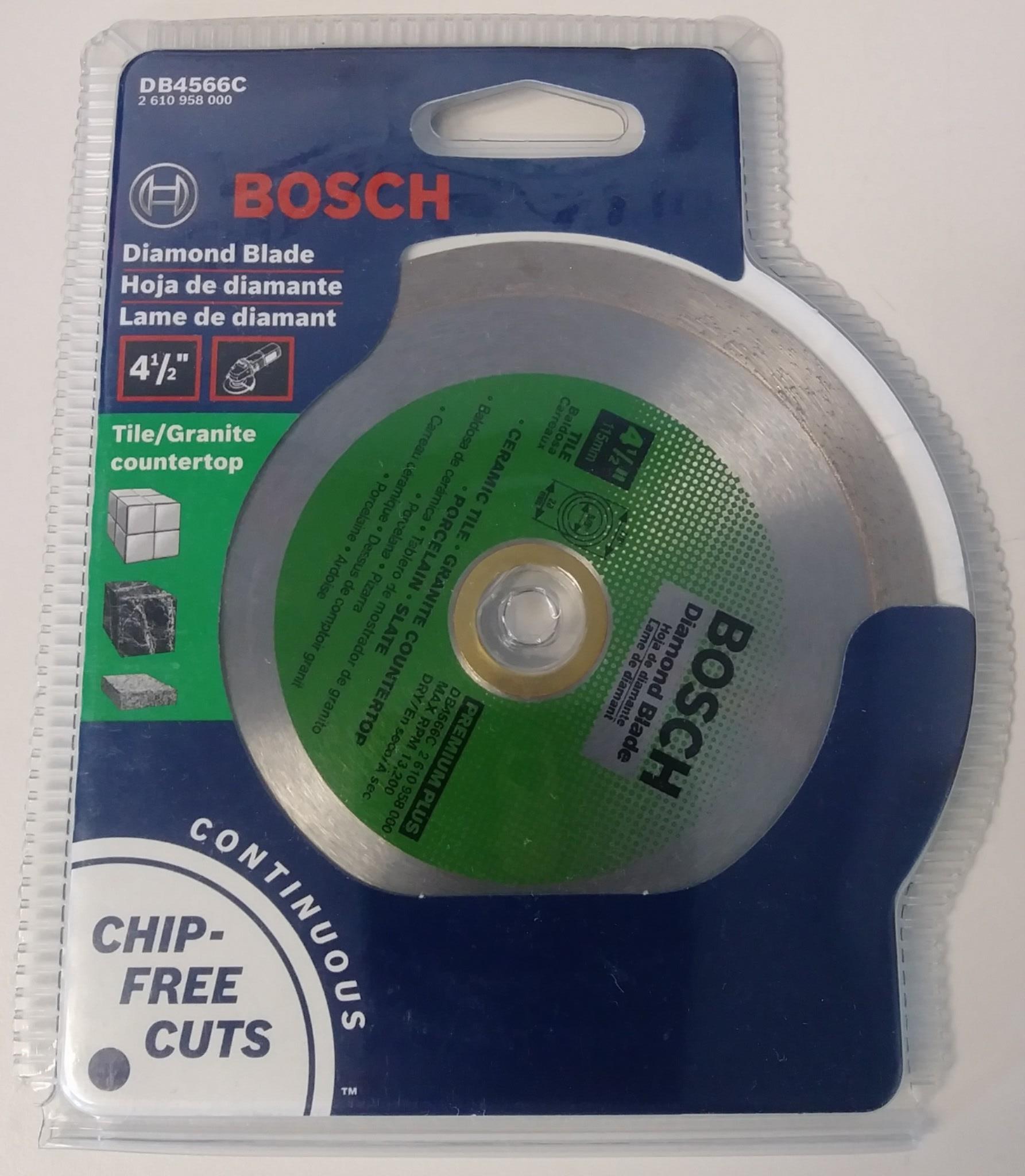 Bosch DB4566C 4-1/2" Premium Plus Continuous Rim Diamond Blade