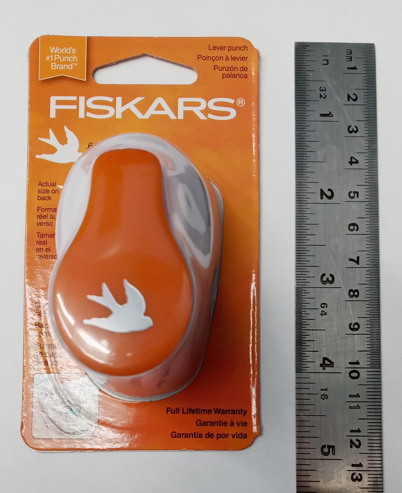 Fiskars 174630 Dove Small Lever Craft Paper Punch Bird Peace