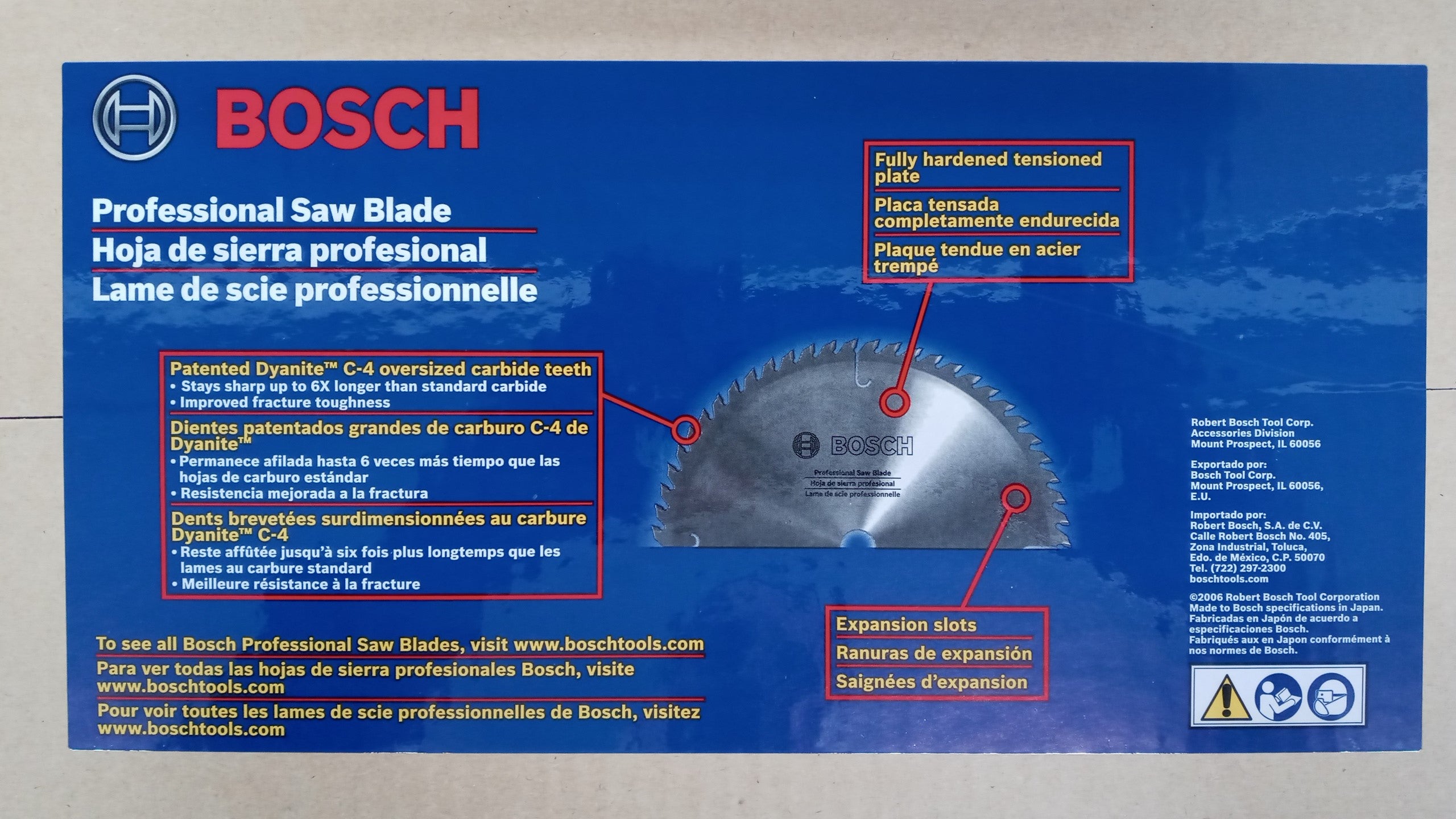 Bosch PRO1860RIP 18" 60T Ripping Saw Blade