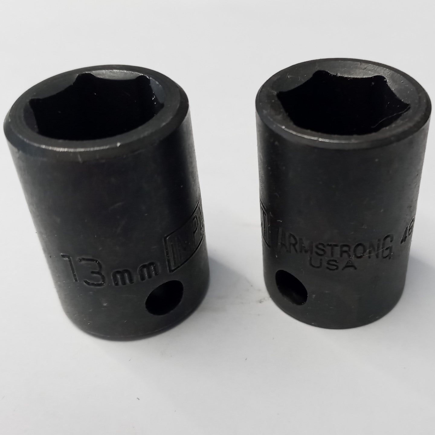 Armstrong 46-613A 3/8" Drive 6 Point Impact Socket 13mm 2PCS