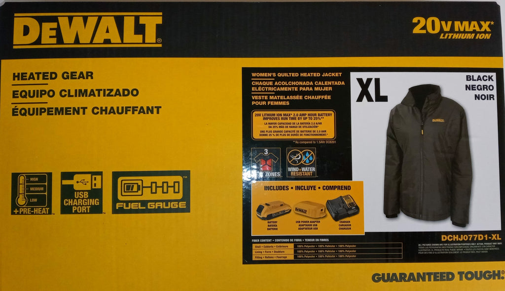 Dewalt heated jacket only hotsell