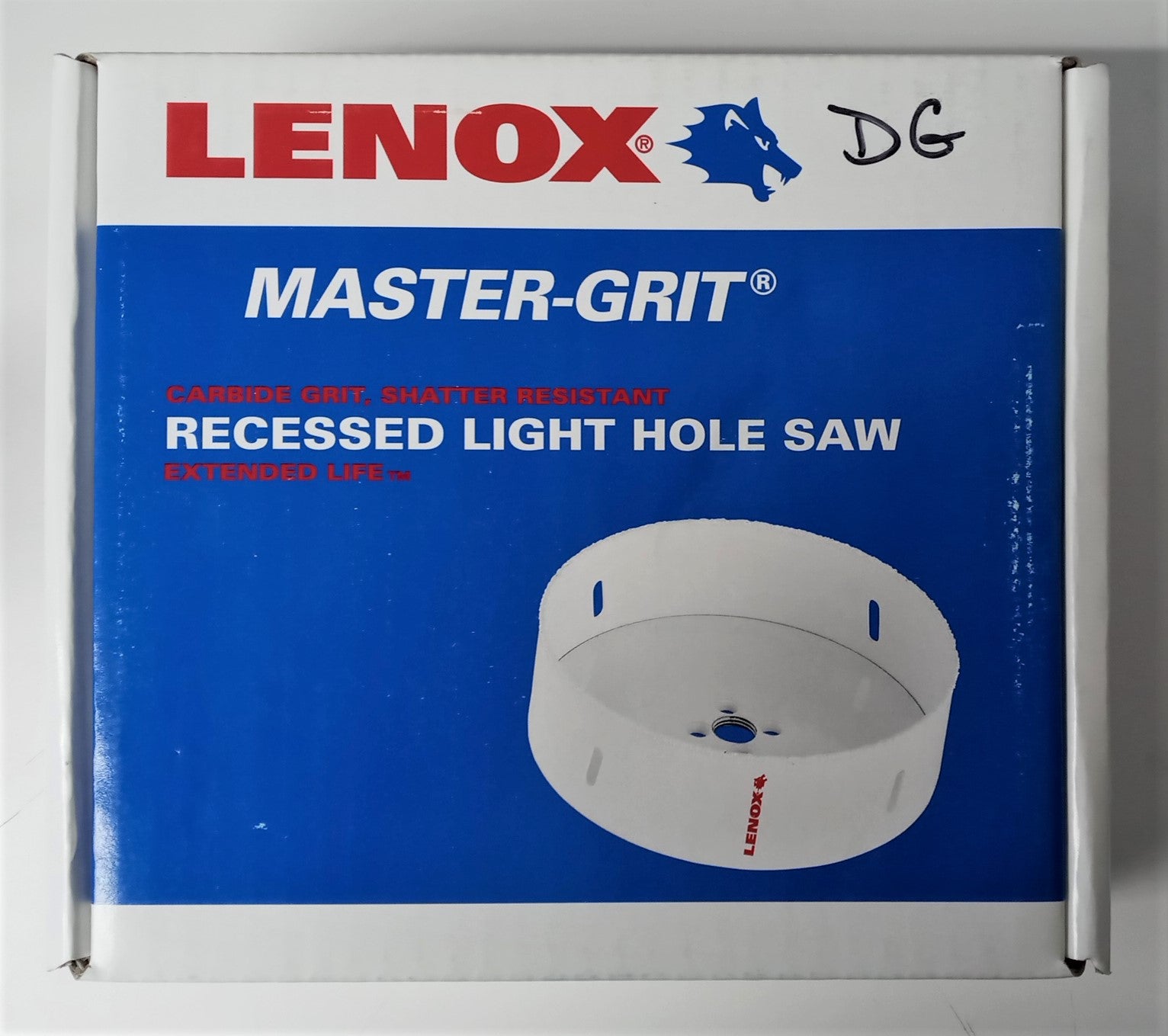 Lenox 30863 Master-Grit Recessed Lighting Hole Saw 6-5/8" WHITE