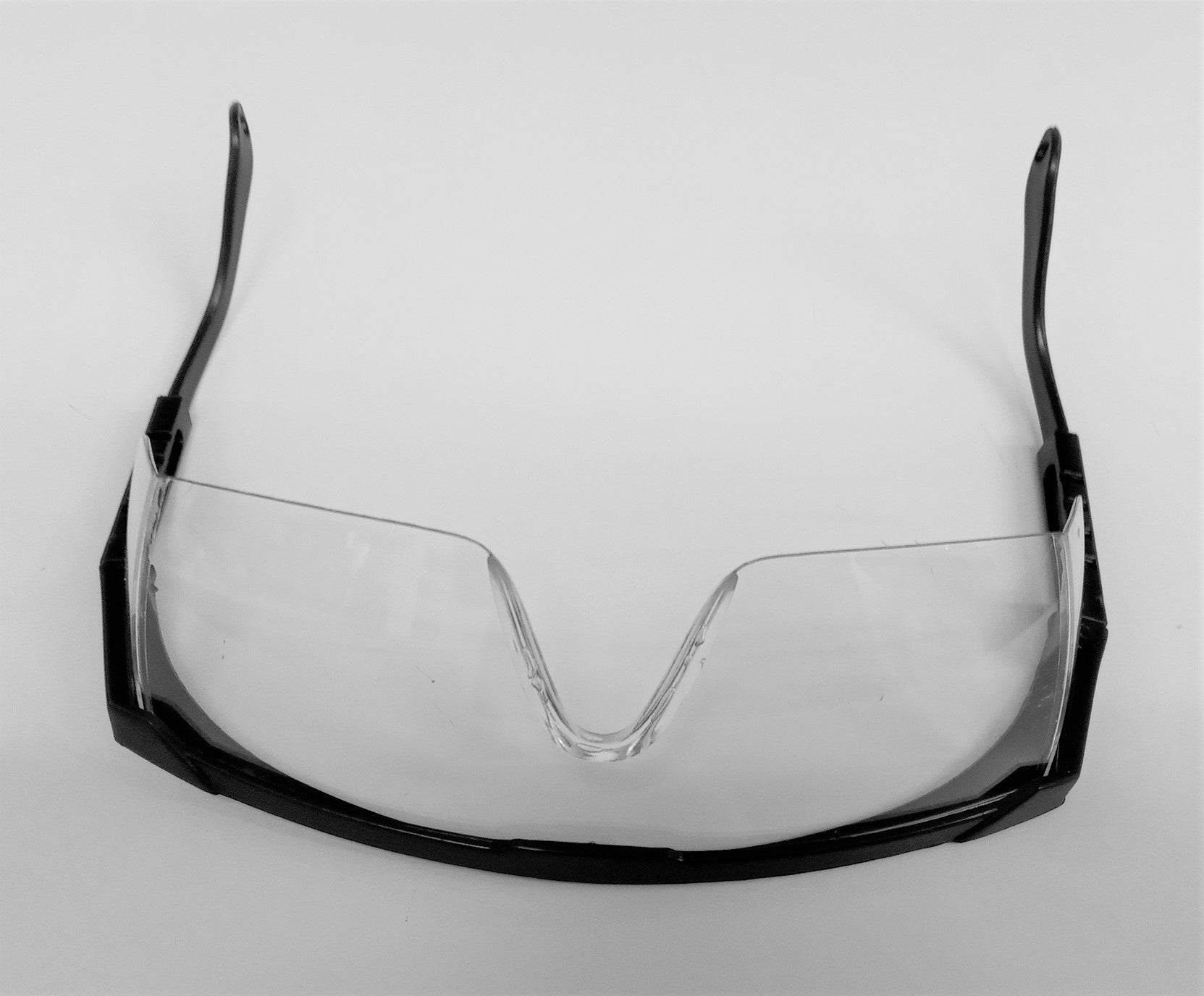 Order-Go Protection Glasses Clear Lens Black Frame 12pcs
