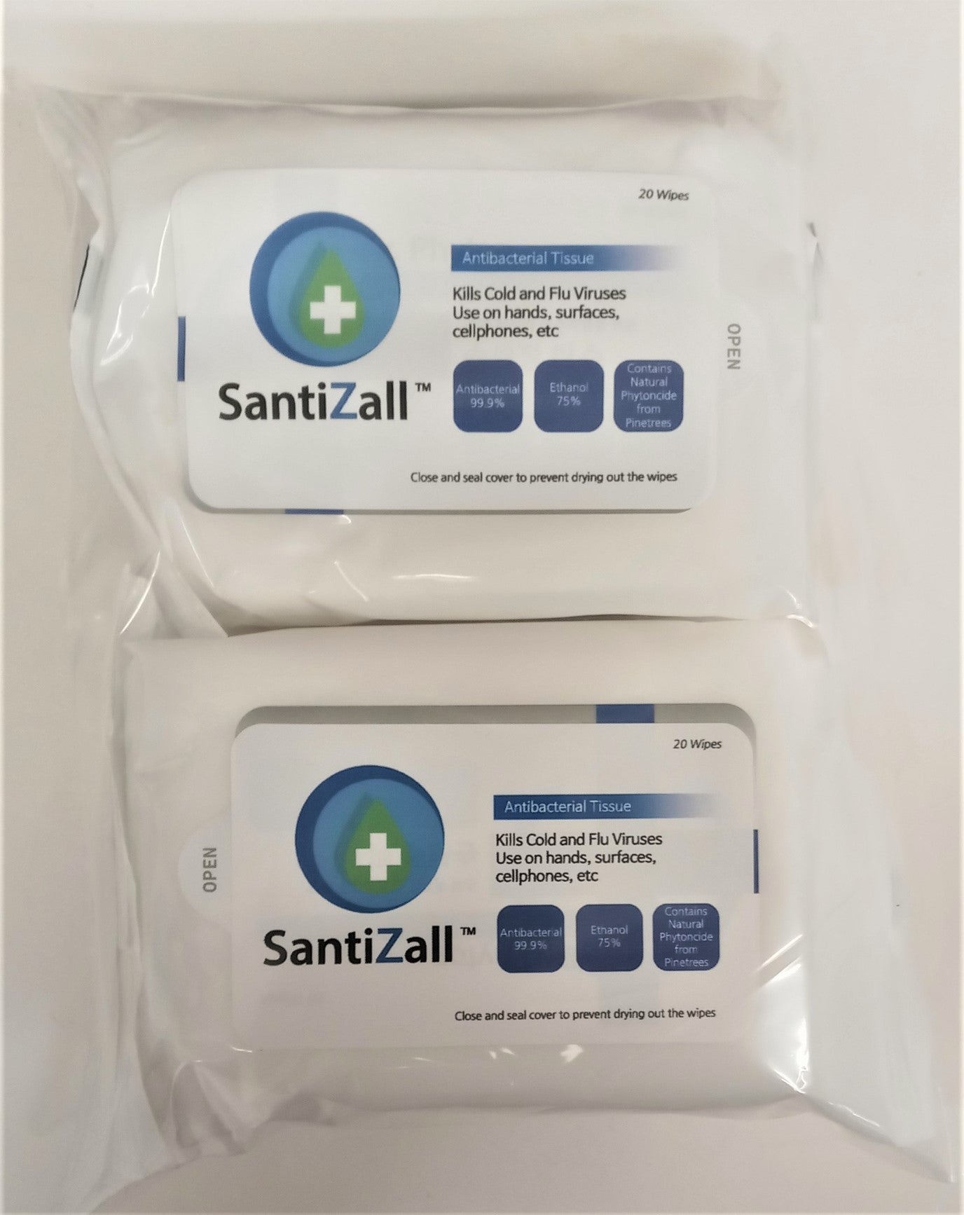 SantiZall Hand Wipes 80-wipes