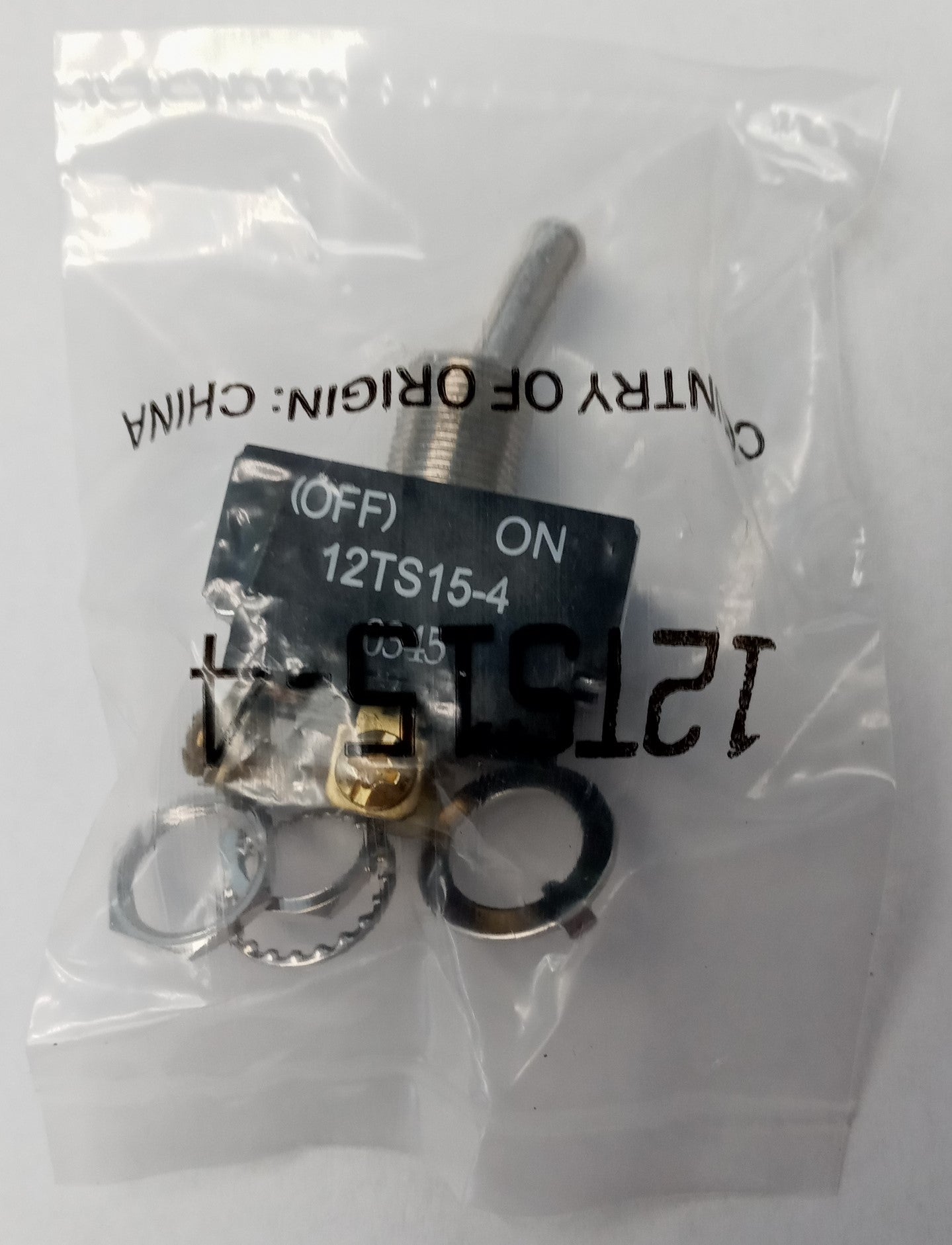 Honeywell 12TS15-4 Toggle Switch (OFF)-ON 10a 277 20A 125 1 1/2 HP 125-250