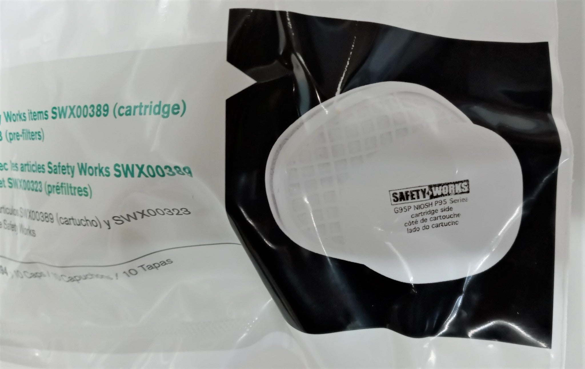 Safety Works SWX00394 Pre-Filter Cap - 10 Pack