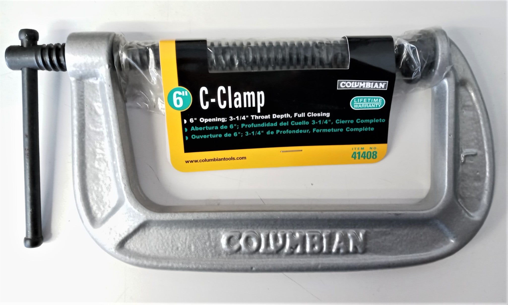 Columbian 41408 Carriage C-Clamp 6" Opening