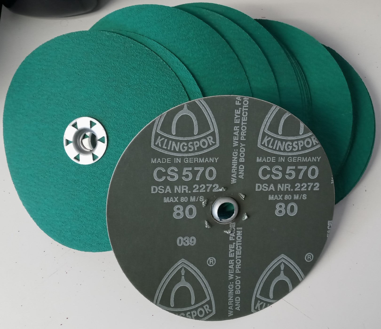 Dewalt DARC5K0815 Stainless Cool Cut Fiber Discs 7" 80grit 15-pack