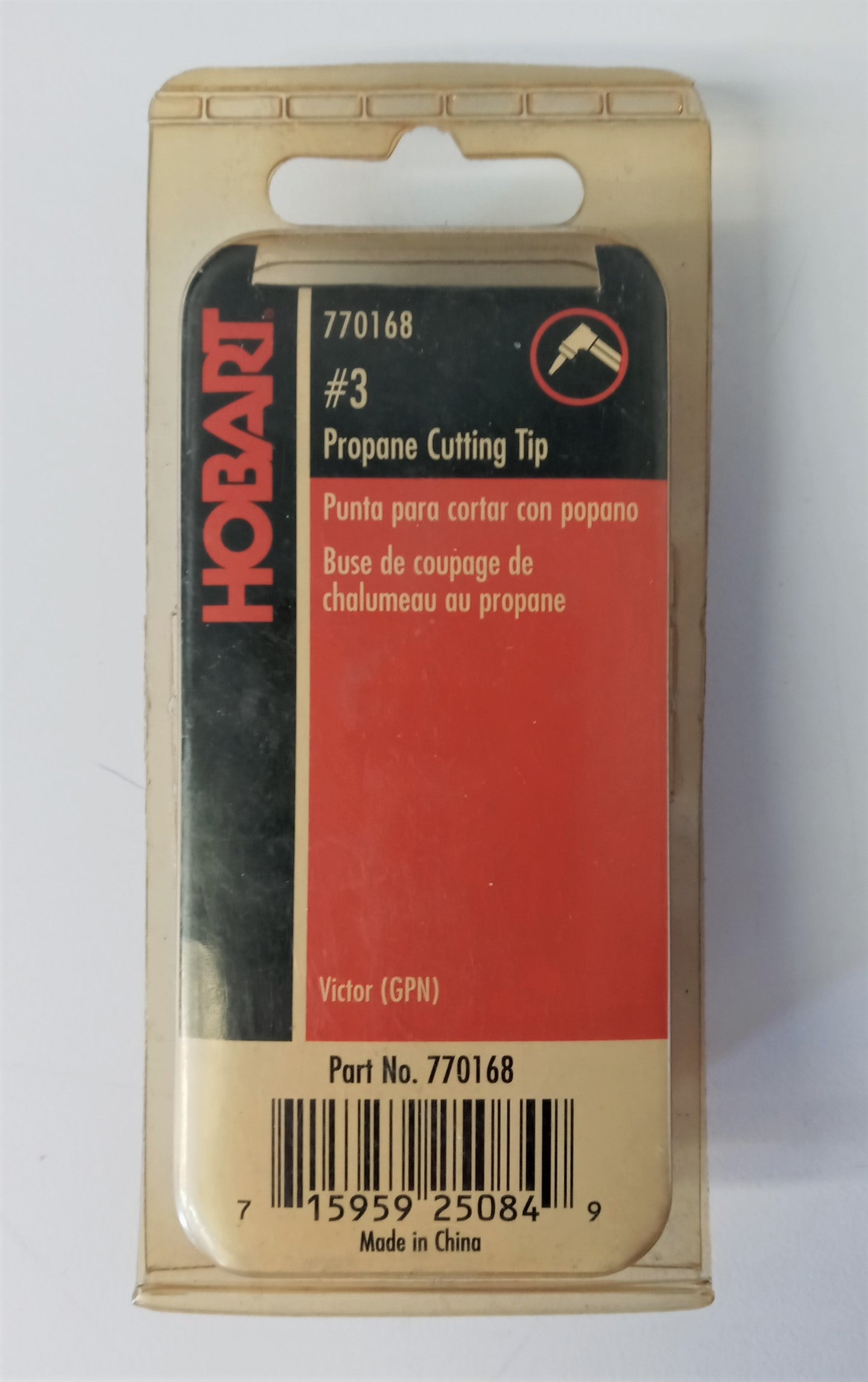 Hobart 770168 Propane Cutting Tip #3 Victor (GPN)