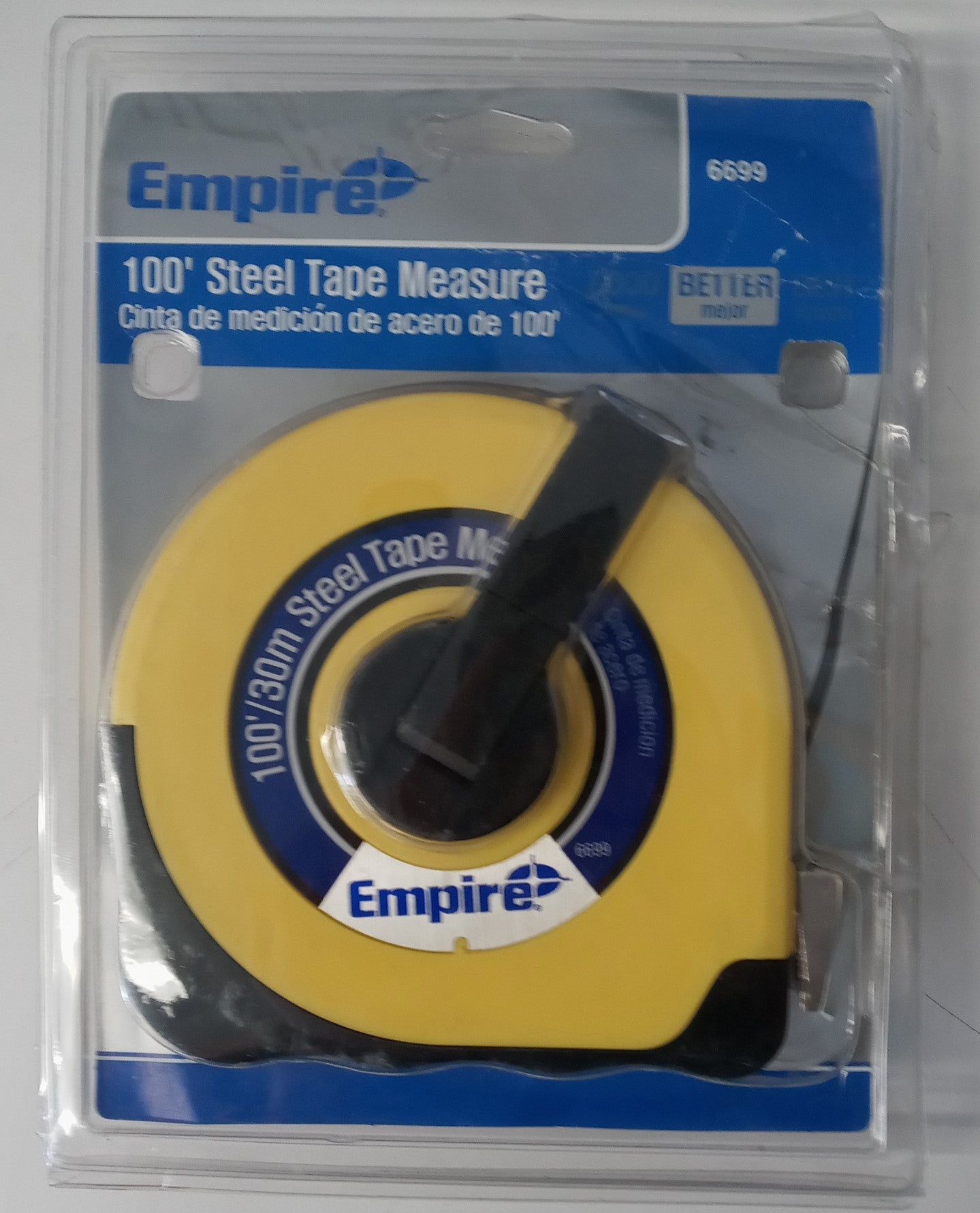 Empire 6699 3/8 x 100 ft Closed Case Reel Steel Tape Measure