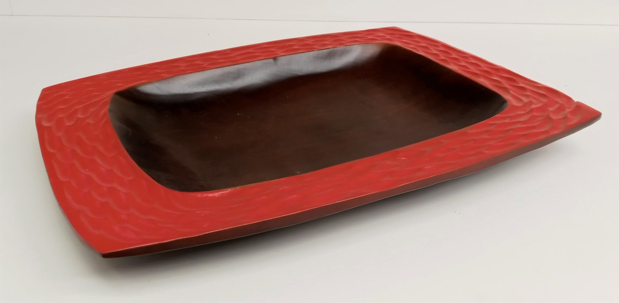 Enrico 3130MH1280 Honeycomb Wood Serving Platter Tray 16"x12"x2"