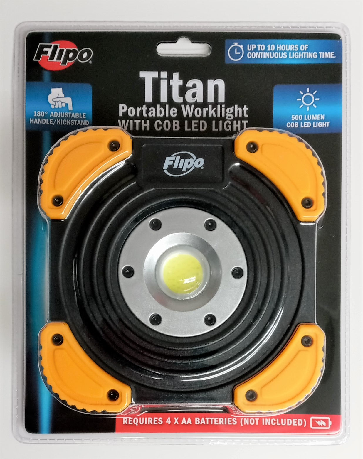 Titan F-SH-COBWRK-10W COB LED Portable, Adjustable Work Light 10W